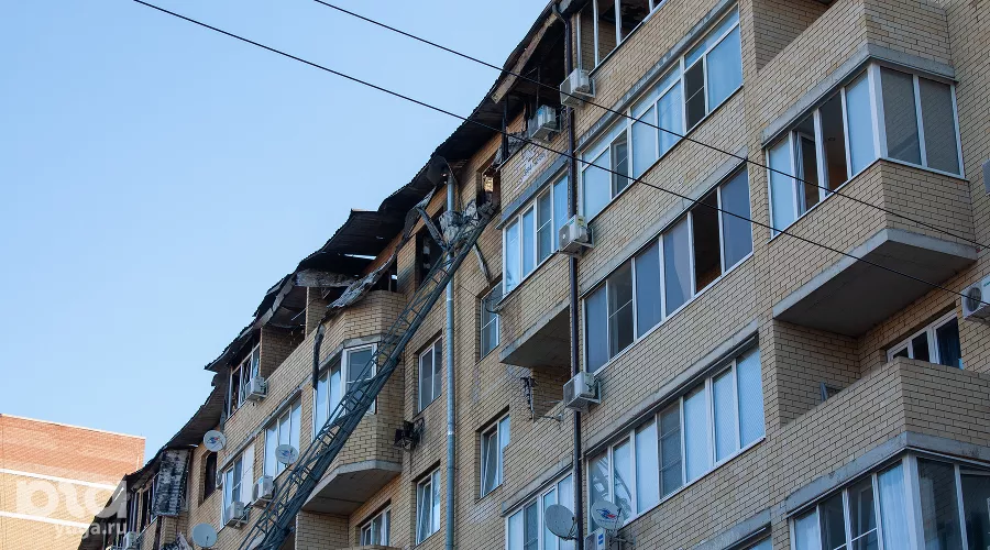 В Краснодаре в ночном пожаре в многоэтажке сгорело 64 квартиры &copy;&nbsp;Фото Дмитрия Пославского, Юга.ру