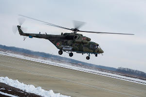 Вертолет Ми-8 на авиабазе в Кореновске © Виталий Тимкив, Юга.ру