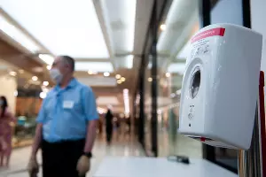 Первый день работы краснодарских ТРЦ после карантина &copy;&nbsp;Фото Дмитрия Леснова, Юга.ру