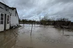 Затопленный дом в дагестанском селе Тутлар после ухода воды &copy;&nbsp;Фото Flandria12, commons.wikimedia.org