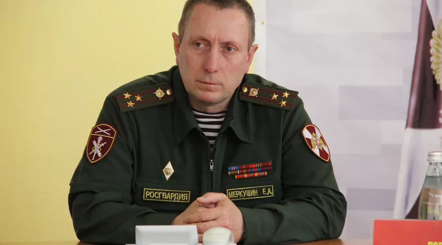 Евгений Меркушин &copy;&nbsp;Фото пресс-службы ГУ Росгвардии по Краснодарскому краю