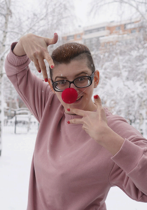 Алена Конева — клоун Коконяшечка