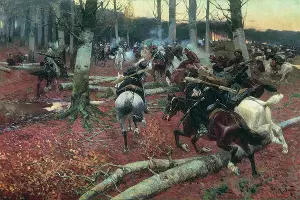  &copy;&nbsp;Картина Франца Рубо &laquo;Сцена из Кавказской войны&raquo;