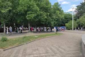 Митинг в поддержку президента и вооруженных сил РФ в Краснодаре &copy;&nbsp;Фото Иолины Грибковой, Юга.ру
