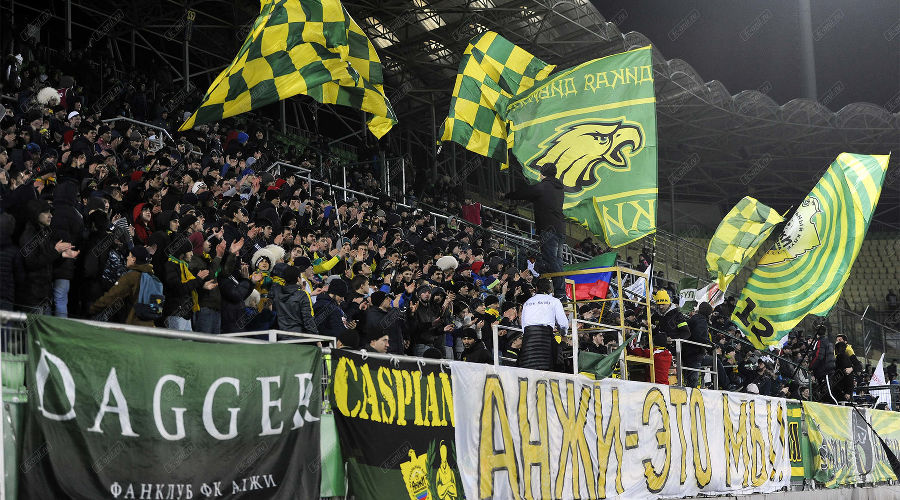 Болельщики ФК «Анжи» © Фото с официального сайта ФК «Анжи»