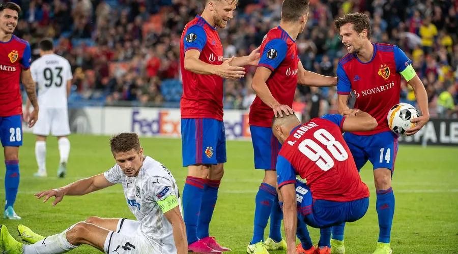 Матч 1-го тура группового этапа Лиги Европы «Базель» — «Краснодар» &copy;&nbsp;Фото пресс-службы ФК &laquo;Базель&raquo;