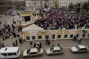 Митинг в поддержку М.Столярова в Астрахани  &copy;&nbsp;Михаил  Мордасов. ЮГА.ру