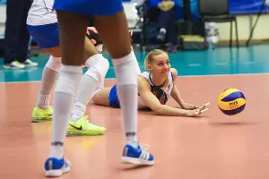 Волейболистки краснодарского "Динамо" разгромили ВК "Воронеж" &copy;&nbsp;Елена Синеок, ЮГА.ру
