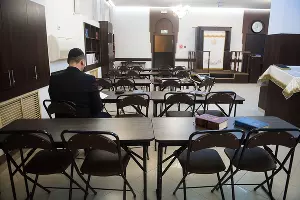 В краснодарской синагоге &copy;&nbsp;Фото Елены Синеок, Юга.ру