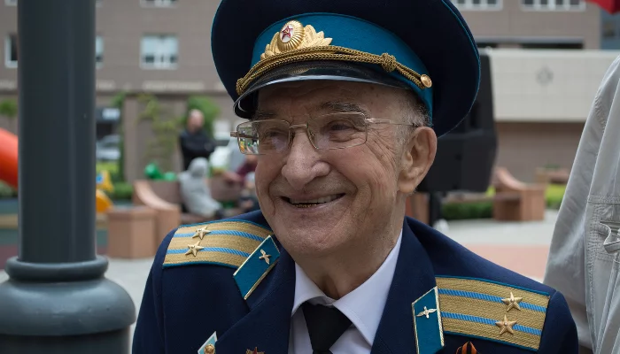 Ветеран, участник Великой Отечественной войны, подполковник авиации Валентин Павлович Карталов &copy;&nbsp;Фото Дмитрия Леснова, Юга.ру