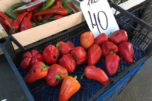 Уцененные овощи и фрукты на Кооперативном рынке 15.8.2023 &copy;&nbsp;Фото Александра Гончаренко, Юга.ру