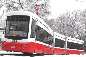 Трамвайный вагон &laquo;71-405&raquo; &copy;&nbsp;Фото пресс-службы Уральского завода транспортного машиностроения