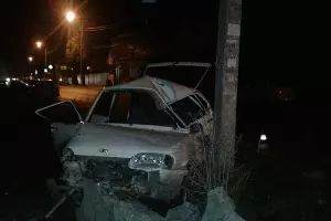 Место происшествия &copy;&nbsp;Фото ОПБДД УГИБДД по Ставропольскому краю