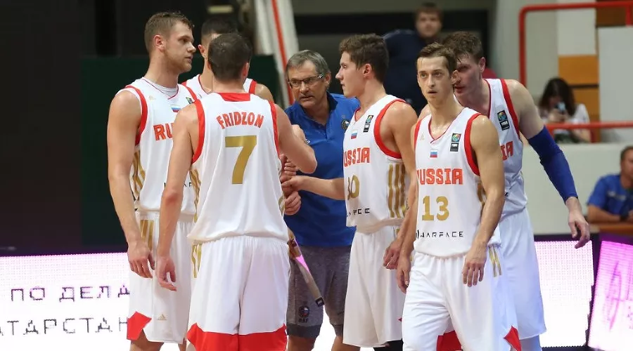 Сборная России по баскетболу &copy;&nbsp;Фото с официального сайта РФБ, russiabasket.ru