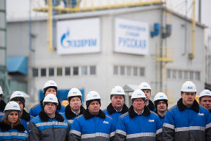 Торжественное открытие газопровода «Турецкий поток» на компрессорной станции «Русская» © Фото Елены Синеок, Юга.ру