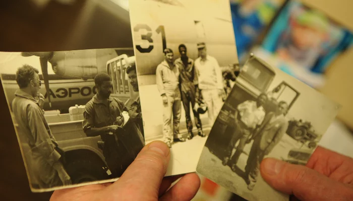 Николай Адонин на службе в Анголе &copy;&nbsp;Фото Юга.ру