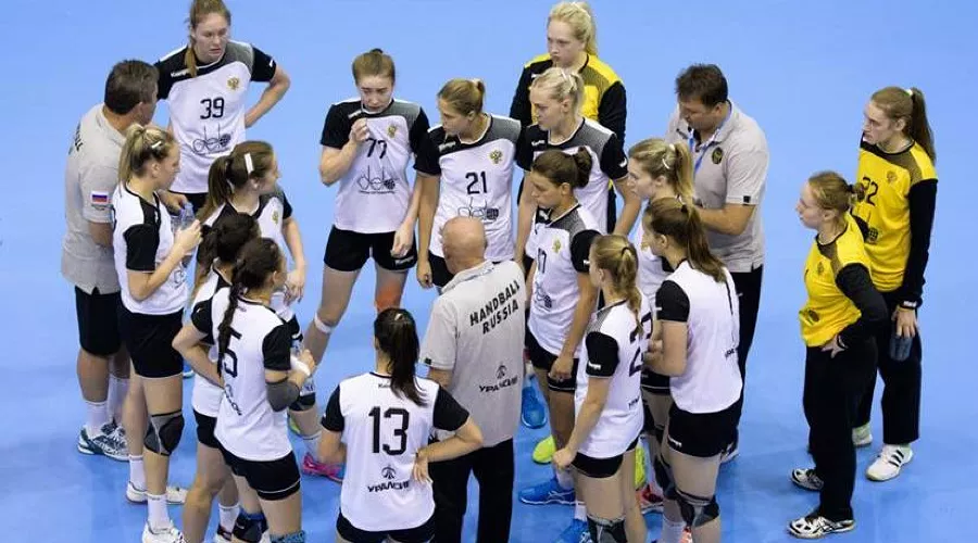 Молодежная сборная России по гандболу &copy;&nbsp;Фото с сайта rushandball.ru