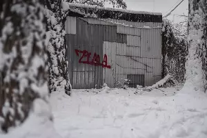 Снег в Краснодаре &copy;&nbsp;Фото Елены Синеок, Юга.ру