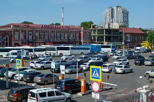 Автовокзал и Привокзальная площадь Краснодара &copy;&nbsp;Фото Александра Гончаренко, Юга.ру