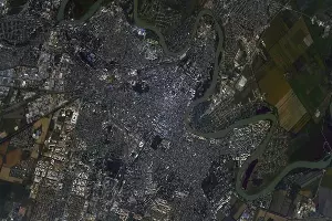 Город из космоса &copy;&nbsp;Фото с сайта mediareporter.ru