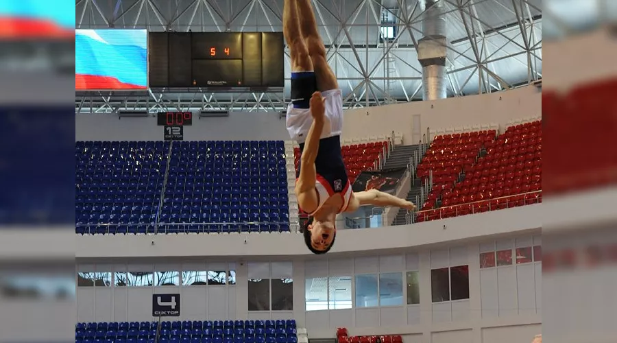 Чемпионат России по прыжкам на батуте в Краснодаре &copy;&nbsp;Елена Синеок, ЮГА.ру