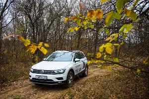 Тест-драйв Volkswagen Tiguan у Медвежьей горы &copy;&nbsp;Фото Елены Синеок, Юга.ру