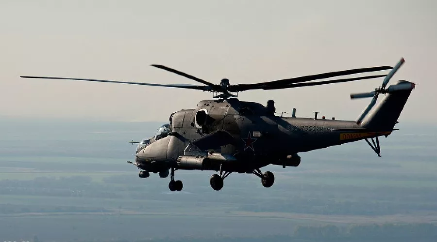 Учебно-боевые вылеты новых вертолетов МИ-35М &copy;&nbsp;Фото Влада Александрова, Юга.ру