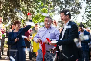 Парк имени Ивана Семыкина в станице Тбилисской &copy;&nbsp;Фото Евгения Мельченко, Юга.ру