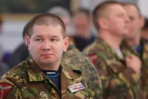 "Крымский "Беркут" на встрече с депутатами думы Ставропольского края в Ставрополе &copy;&nbsp;Эдуард Корниенко, ЮГА.ру