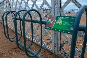 Парковка для экологичного транспорта &copy;&nbsp;Фото Дмитрия Пославского, Юга.ру