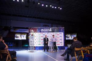 Жеребьевка «Финала четырех»  © Фото пресс-службы ГК «Ростов-Дон»