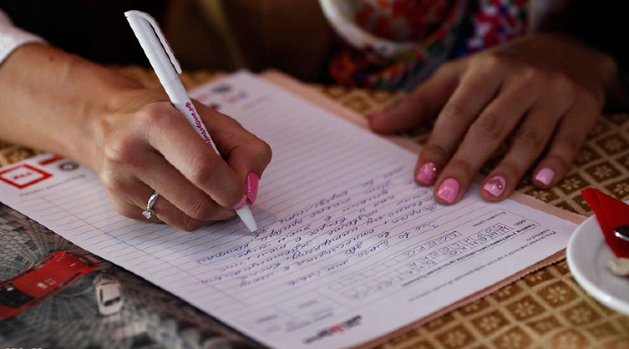 «Тотальный диктант» в Краснодаре © Фото Владимира Аносова, Юга.ру