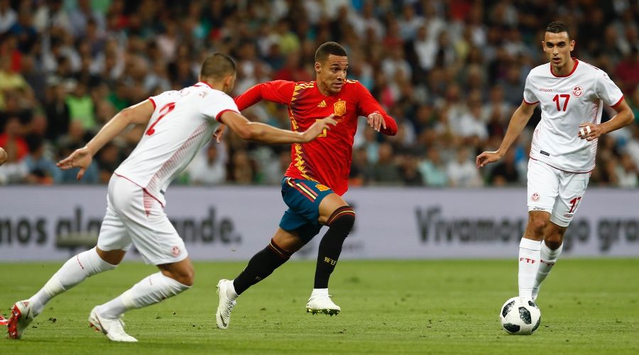 Товарищеский матч Испания — Тунис в Краснодаре © Фото из аккаунта twitter.com/sefutbol