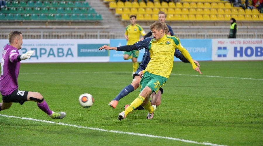 Матч первенства ФНЛ «Кубань» — «Мордовия». Владимир Обухов &copy;&nbsp;Фото с официального сайта ФК &laquo;Мордовия&raquo;, fc-mordovia.ru