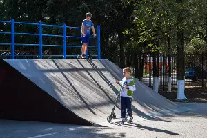 Парк имени Ивана Семыкина в станице Тбилисской &copy;&nbsp;Фото Евгения Мельченко, Юга.ру