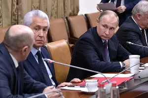 Владимир Путин в Дагестане &copy;&nbsp;Фото пресс-службы Кремля