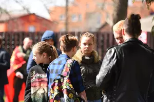 Митинг протеста в Вишняковском сквере &copy;&nbsp;Фото Елены Синеок, Юга.ру