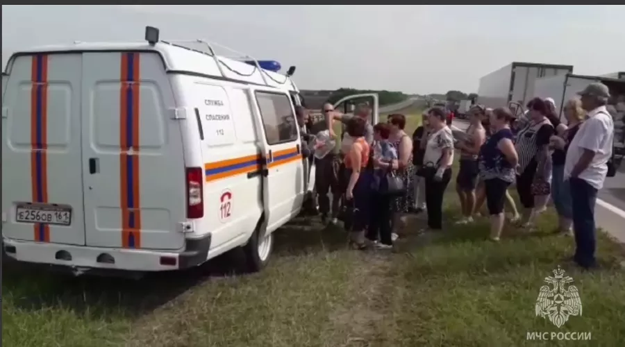  &copy;&nbsp;Кадр из видео пресс-службы МЧС Ростовской области