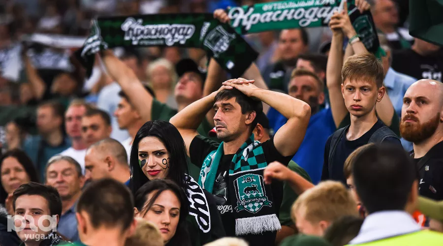 Матч «Краснодар» — «Олимпиакос», Краснодар, 27 августа 2019 года &copy;&nbsp;Фото Елены Синеок, Юга.ру