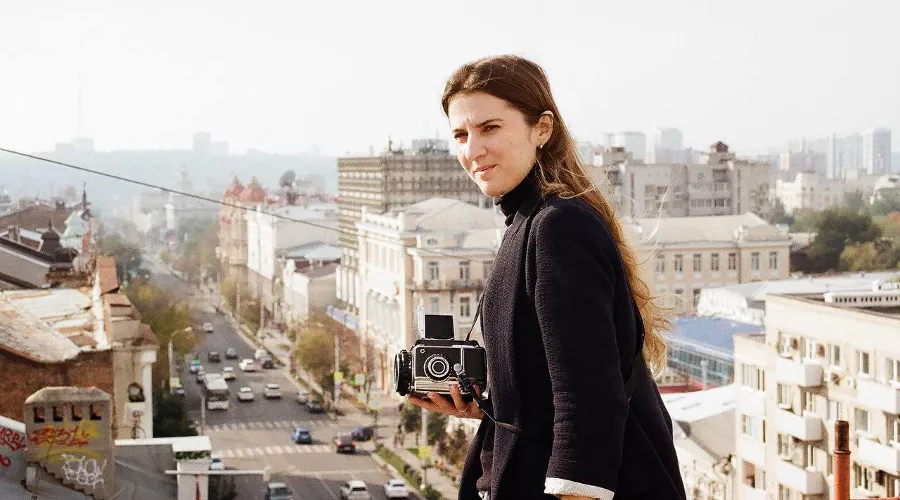 Лера Круглова в центре Ростова-на-Дону &copy;&nbsp;Фото Виктории Югай