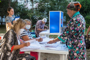 Выборы главы Краснодарского края и депутатов городской думы Краснодара © Фото Елены Синеок, Юга.ру