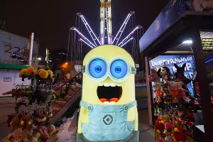 Рождественская ярмарка на Главной городской площади Краснодара &copy;&nbsp;Фото Елены Синеок, Юга.ру