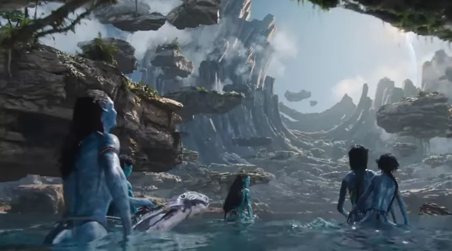 Кадр из фильма «Аватар: Путь воды», реж. Джеймс Кэмерон, 2022 год &copy;&nbsp;Скриншот видео с YouTube-канала &laquo;В Рейтинге&raquo;, www.youtube.com/channel/UClmI-b4_ro8UJLaNbiS9Isw