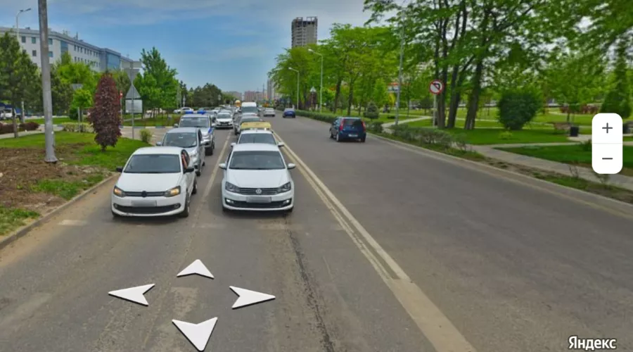 улица Солнечная в Краснодаре &copy;&nbsp;Скриншот с сайта yandex.ru/maps