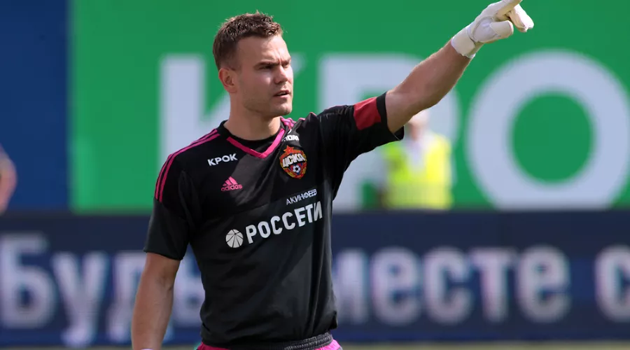Игорь Акинфеев &copy;&nbsp;Фото с официального сайта ФК ЦСКА