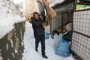 Раздельный сбор отходов на курорте &laquo;Роза Хутор&raquo; &copy;&nbsp;Фото Екатерины Лызловой, Юга.ру