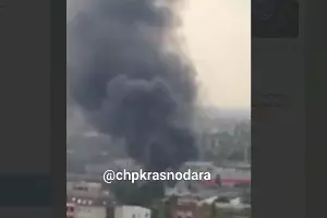  &copy;&nbsp;Скриншот видео из телеграм-канала &laquo;ЧП Краснодара&raquo;, t.me/chpkrasnodara