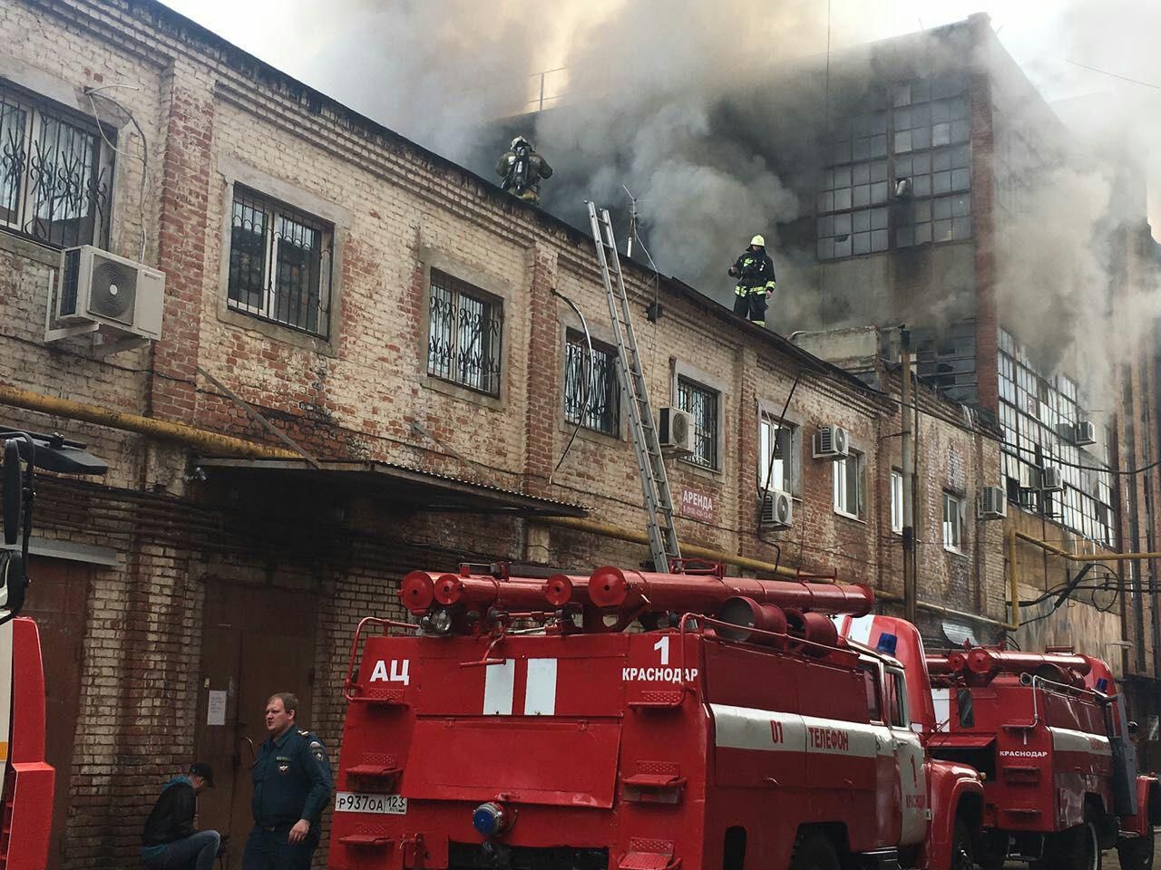 Пожар фасада