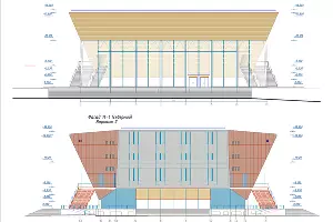 Фасады южный и северный &copy;&nbsp;Фото из презентации пресс-службы администрации Краснодара