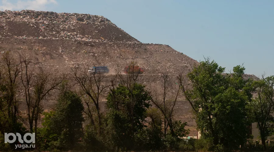Мусорный полигон в хуторе Копанском под Краснодаром &copy;&nbsp;Фото Александра Гончаренко, Юга.ру